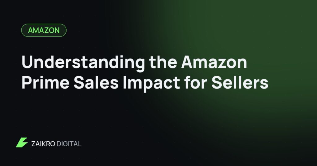 Understanding the Amazon Prime Sales Impact for Sellers