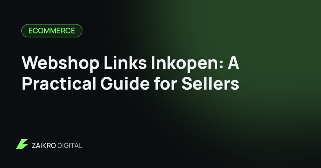 Webshop Links Inkopen: A Practical Guide for Sellers